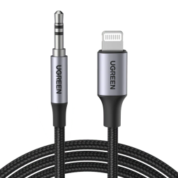 UGREEN Lightning To 3.5mm Male Adapter Cable 1M Grey - US315 - 70509