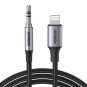 UGREEN Lightning To 3.5mm Male Adapter Cable 1M Grey - US315 - 70509