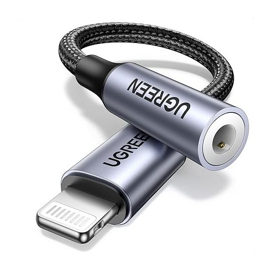 UGREEN Lightning To 3.5mm Female Adapter Grey - US211 - 30756