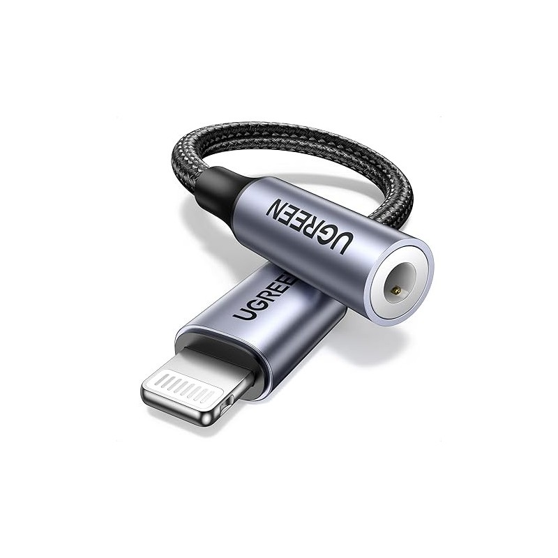 UGREEN Lightning To 3.5mm Female Adapter Grey - US211 - 30756