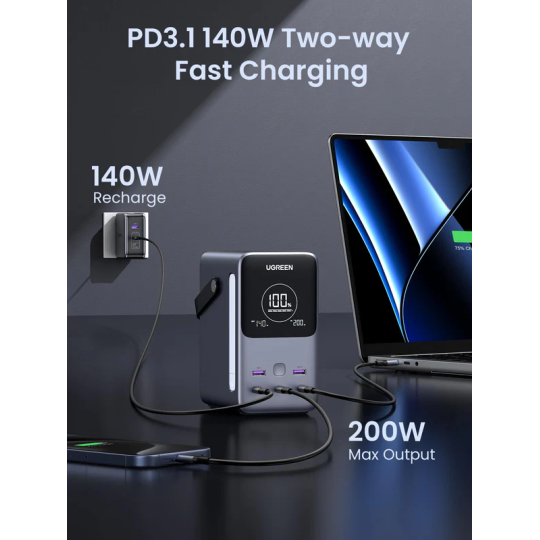 UGREEN 48000mAh  300W Fast Charging Power Bank - PB770 - 25286