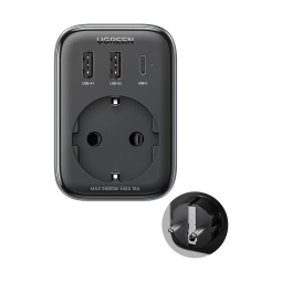 UGREEN Outlet Extender(1 AC outlets +  30W 2A1C) - CD314 - 90613