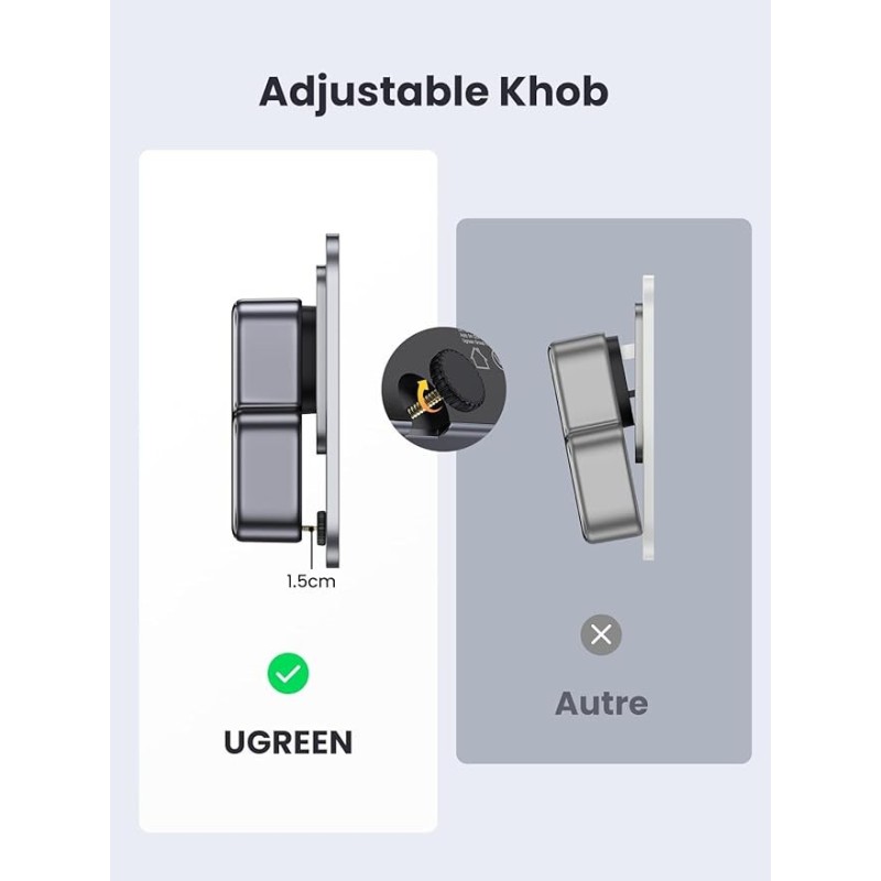 UGREEN DigiNest Power Strip(3 AC Outlets + 30W 2A1C) UK - S530 - 15360