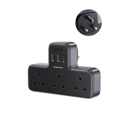 UGREEN DigiNest Power Strip(3 AC Outlets + 30W 2A1C) UK - S530 - 15360