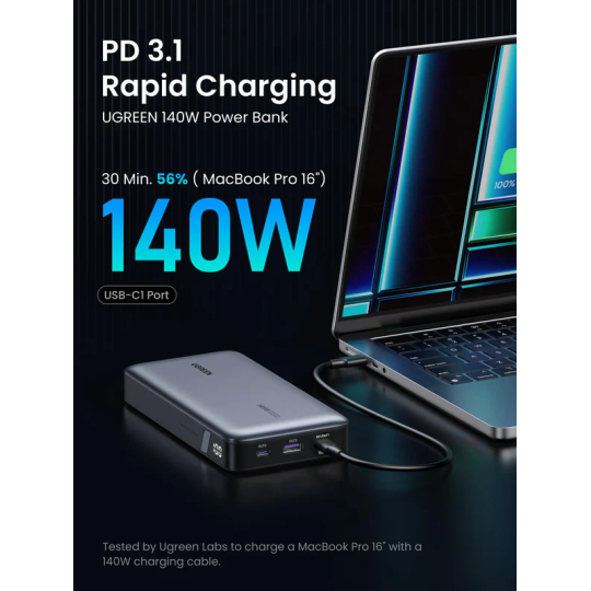 UGREEN 25000mAh PD 145W Power Bank - PB205 - 90597A
