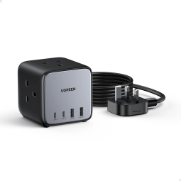 UGREEN DigiNest Cube Power Strip (3 AC outlets +  65W 2A2C) - CD268 - 90906