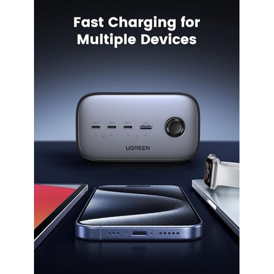 UGREEN DigiNest Pro Power Strip(2 AC Outlets +  100W  3C1A) EU - CD270 - 60167