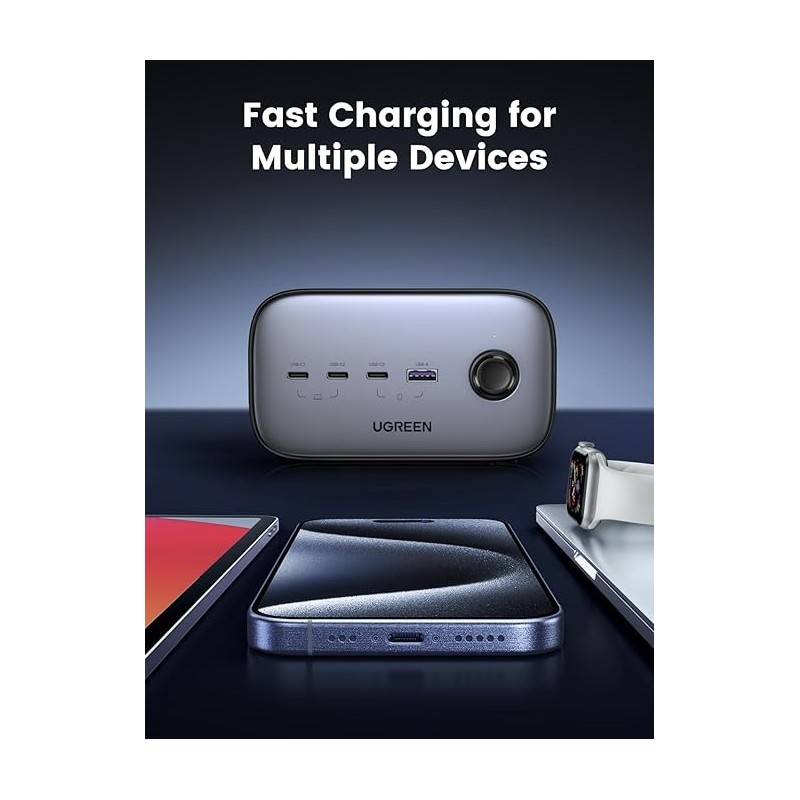 UGREEN DigiNest Pro Power Strip(2 AC Outlets +  100W  3C1A) EU - CD270 - 60167