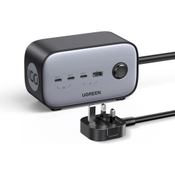 UGREEN DigiNest Pro Power Strip(2 AC Outlets +  100W  3C1A) UK - CD270 - 60168