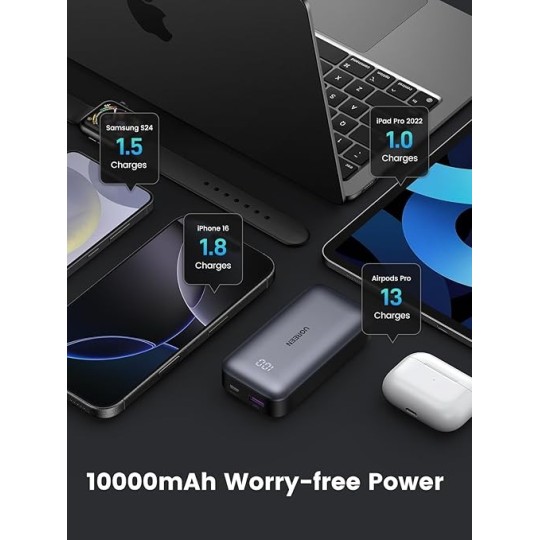 UGREEN 10000mAh Mini Quick Charging  30W Power Bank - PB502 - 25185