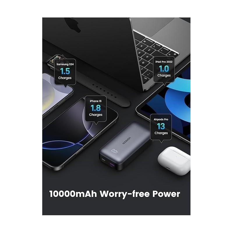 UGREEN 10000mAh Mini Quick Charging  30W Power Bank - PB502 - 25185