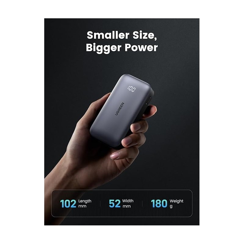 UGREEN 10000mAh Mini Quick Charging  30W Power Bank - PB502 - 25185
