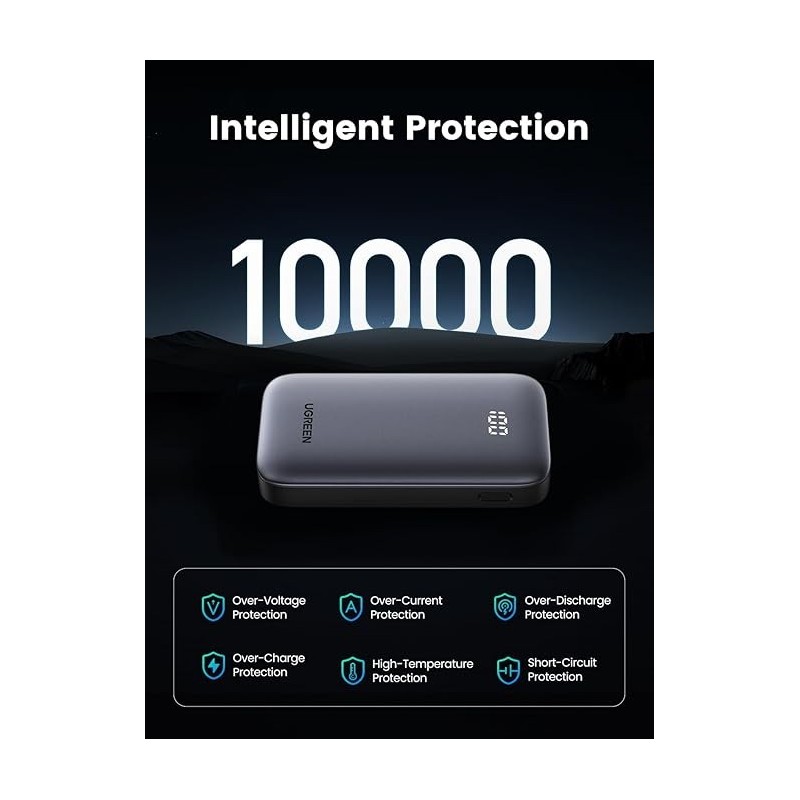 UGREEN 10000mAh Mini Quick Charging  30W Power Bank - PB502 - 25185