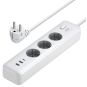 UGREEN 30W 3 AC Power Strip with Master Switch (2A1C) DE - CD286 - 25357