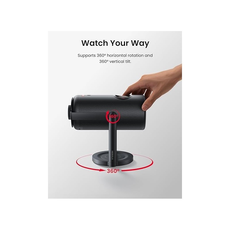 Anker NEBULA Capsule Gimbal Stand, 0-360 Degree Vertical and Horizontal Adjustable Viewing Angle - D0719111