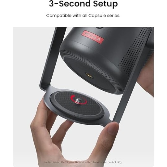 Anker NEBULA Capsule Gimbal Stand, 0-360 Degree Vertical and Horizontal Adjustable Viewing Angle - D0719111