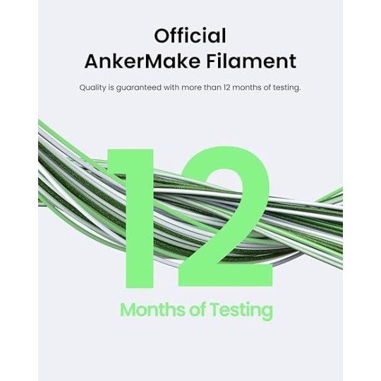 Anker Make PLA+ 3D Printing Filament - V6110231 - V61102A1 - V6110291 - V6110211