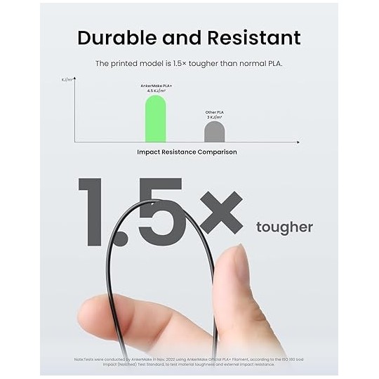 Anker Make PLA+ 3D Printing Filament - V6110231 - V61102A1 - V6110291 - V6110211