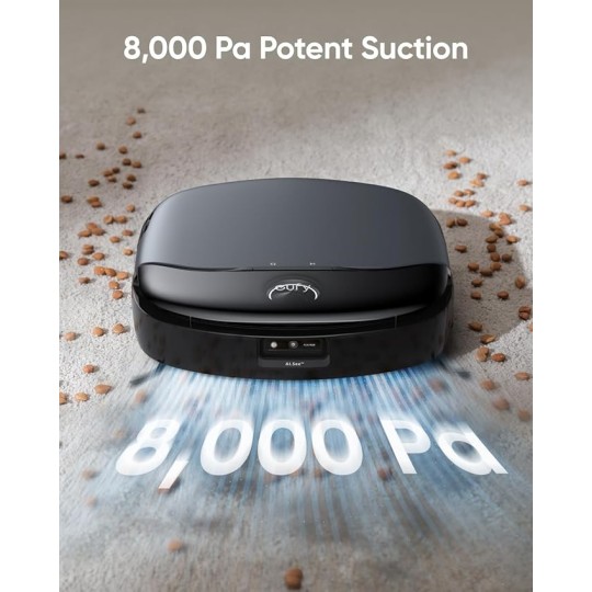 Anker eufy Omni S1,Robot Vacuum Cleaner with Mop, 8000 Pa Powerful Suction, All-in-One Station - T2071G11