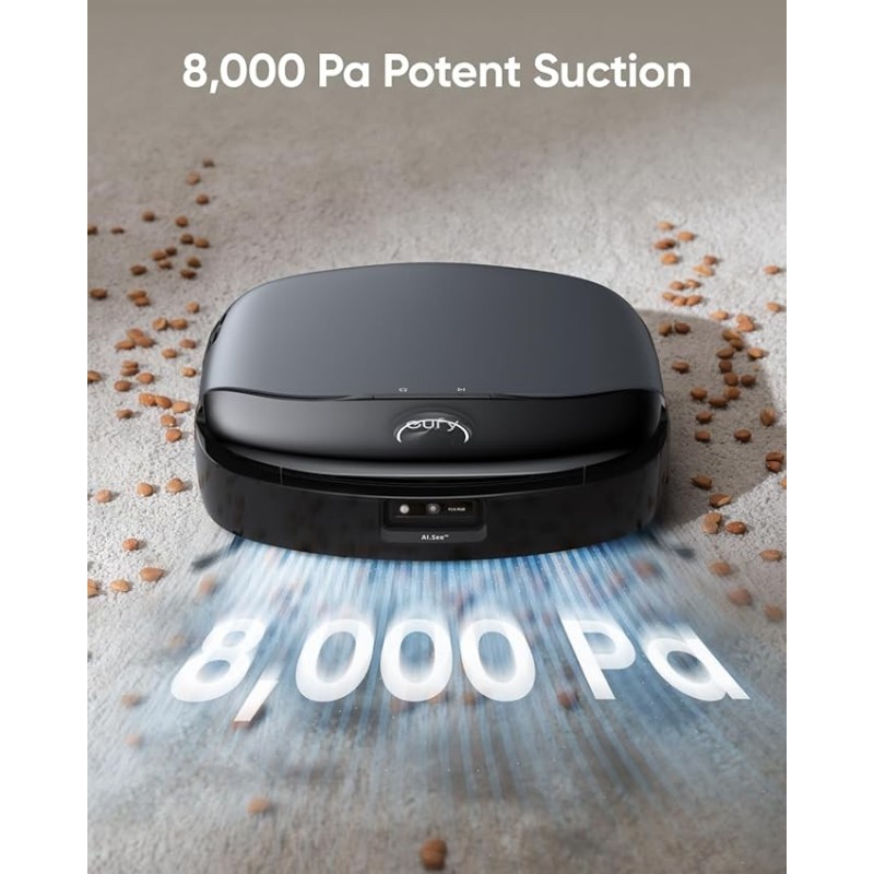 Anker eufy Omni S1,Robot Vacuum Cleaner with Mop, 8000 Pa Powerful Suction, All-in-One Station - T2071G11