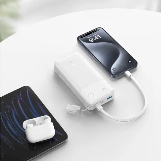 Anker Power Bank (20K, 30W) White - A1384H21