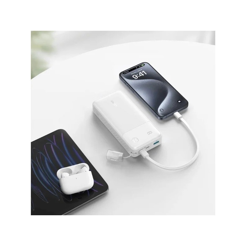 Anker Power Bank (20K, 30W) White - A1384H21