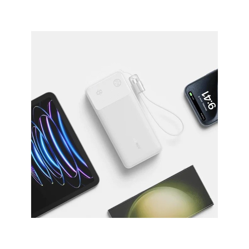 Anker Power Bank (20K, 30W) White - A1384H21