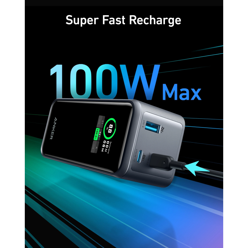 Anker Prime 20,000mAh Power Bank (200W) and 737 Charger (GaNPrime 120W) - A1336011