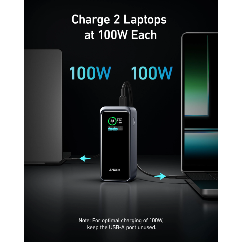 Anker Prime 20,000mAh Power Bank (200W) and 737 Charger (GaNPrime 120W) - A13360B1