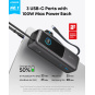 Anker Power Bank (25K, 165W, Built-In USB-C and Retractable Cable) - A1695H11