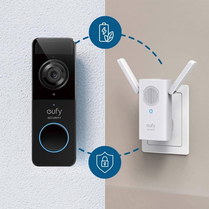 Anker Eufy Wireless Doorbell Kit Wi-Fi 2.4Ghz Black - E8220311