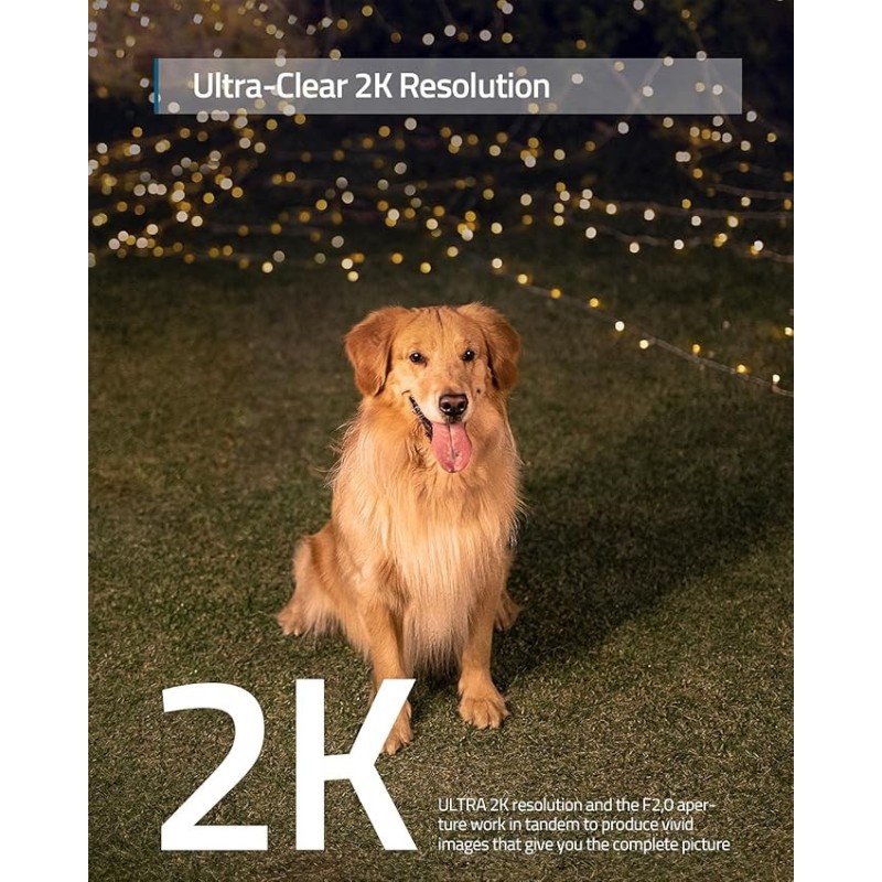 Anker eufy Security Solo OutdoorCam, All-in-One Outdoor Security Camera with 2K Resolution - T8441221