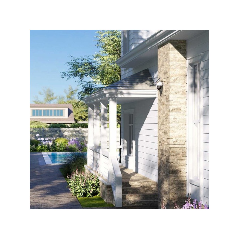 Anker 5809 Eufy SoloCam S340 Wireless Outdoor Security Camera, White - T81703W1