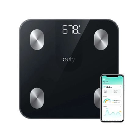 Anker Eufy Smart Scale A1 Wireless Digital Bathroom Scale - Black -  T9120K11