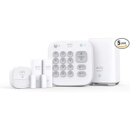 Anker Eufy Security 5-Piece Home Alarm Kit, Home Security System - T8990321