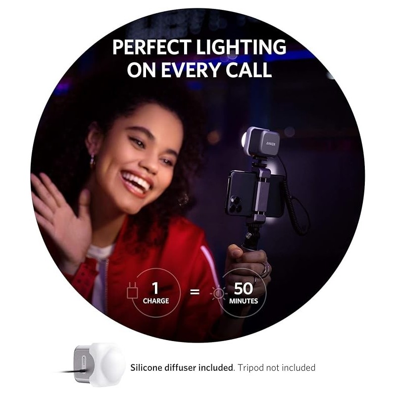 Anker iPhone LED Flash, MFi Certified Off-Axis LED Strobe - A73300Z1