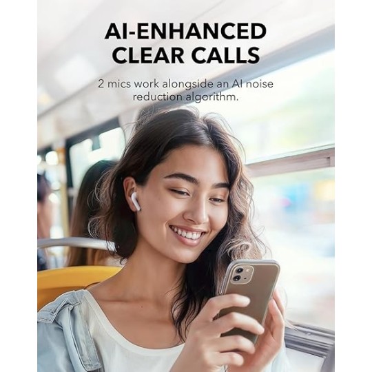 Anker Soundcore K20i, Semi-in-Ear Earbuds, Bluetooth Wireless, 36H Playtime - A3994H21 - A3994H11