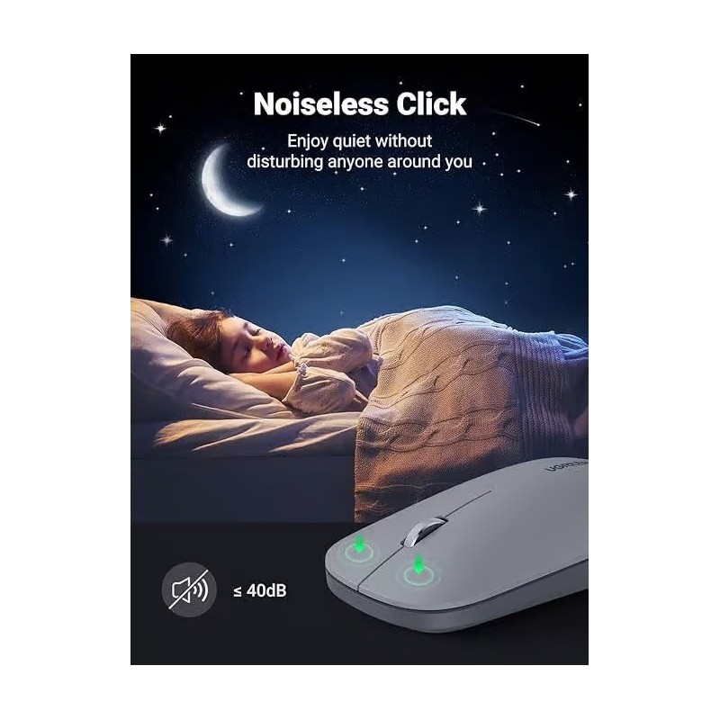 UGREEN Wireless Mouse Portable with USB Receiver - MU001 - 90373