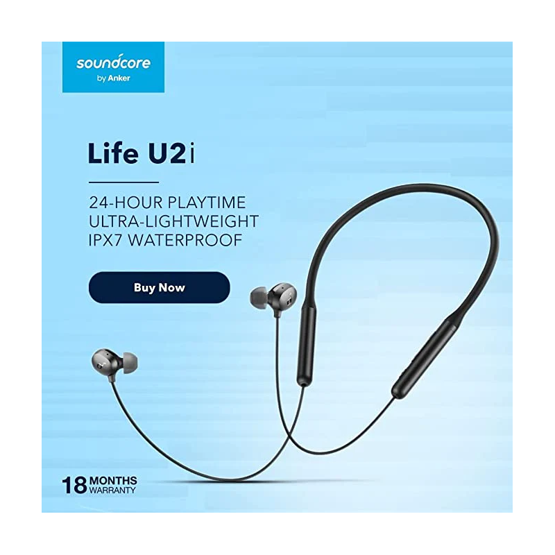 Anker soundcore life u2i bluetooth neckband - A3213H12 - A3213HJ1