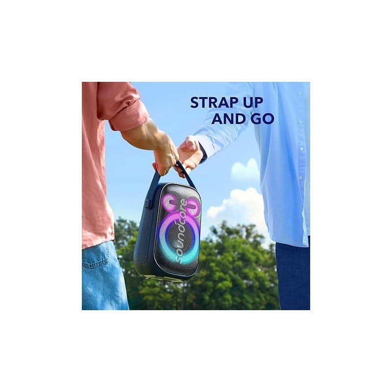 Anker Soundcore Rave Neo 2 Portable Speaker with 80W Stereo Sound - A33A1Z11