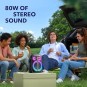 Anker Soundcore Rave Neo 2 Portable Speaker with 80W Stereo Sound - A33A1Z11
