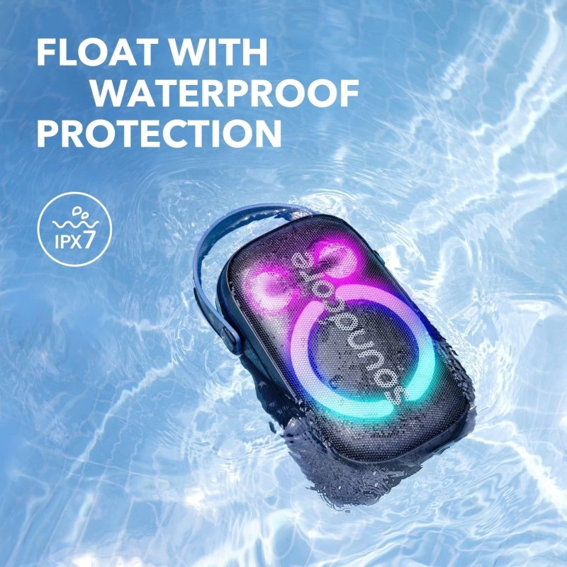 Anker Soundcore Rave Neo 2 Portable Speaker with 80W Stereo Sound - A33A1Z11