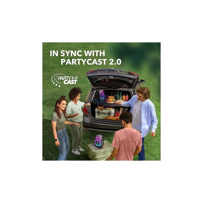 Anker Soundcore Rave Neo 2 Portable Speaker with 80W Stereo Sound - A33A1Z11