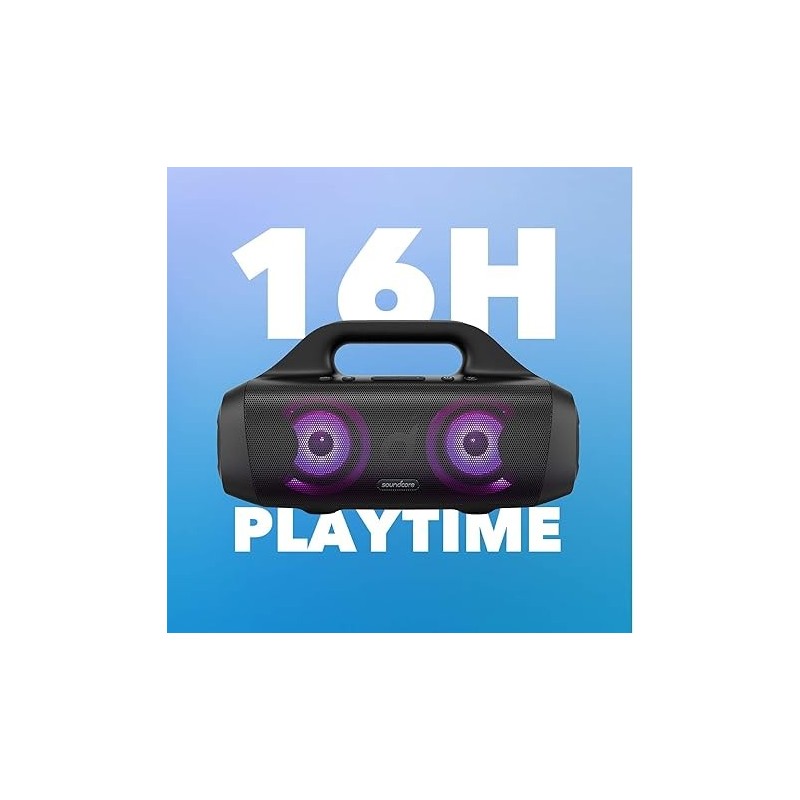 Anker Soundcore Select Pro, Outdoor Bluetooth Speaker with BassUp Technology - A3126Z11