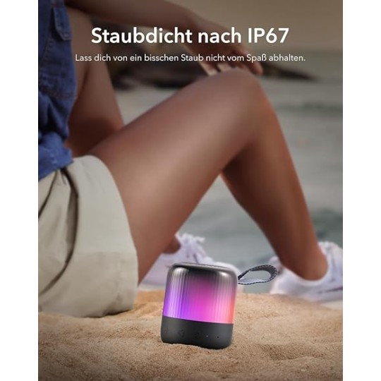 Anker Soundcore Glow Mini Portable Speaker Bluetooth Speaker - A3136011