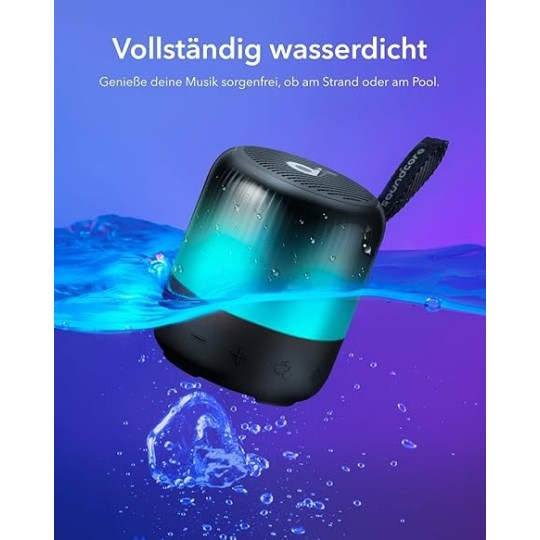 Anker Soundcore Glow Mini Portable Speaker Bluetooth Speaker - A3136011