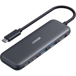 Anker USB C Hub, 5-in-1 USBC to HDMI Splitter with 4K Display - A8355H11