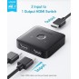 Anker HDMI Switch (2 in1 out) Gray - A83H10A1