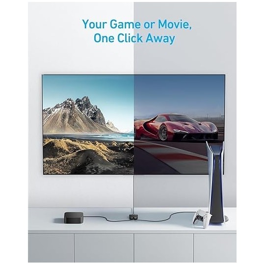 Anker HDMI Switch (2 in1 out) Gray - A83H10A1