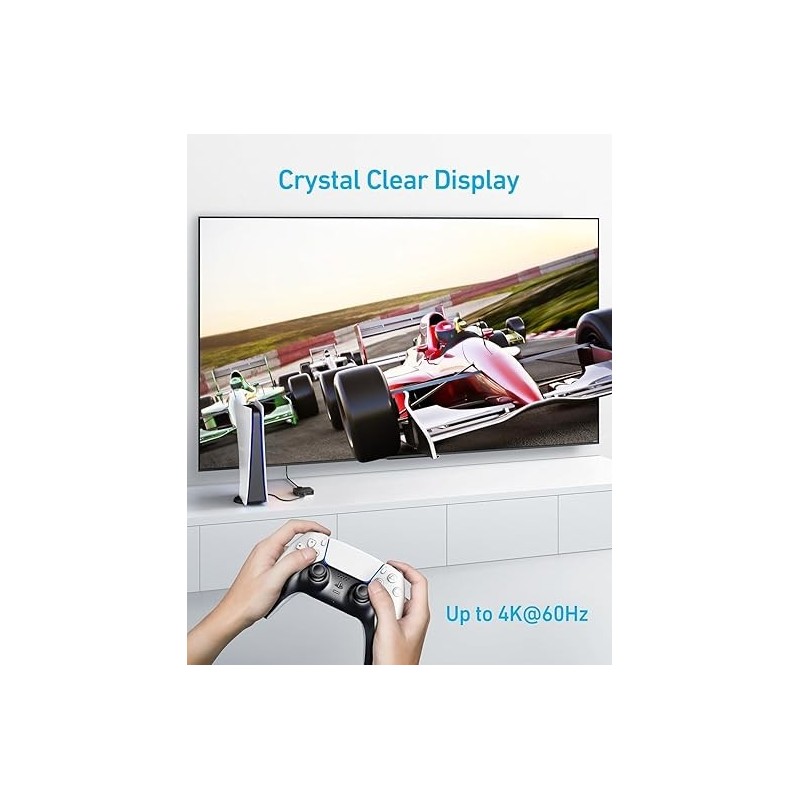 Anker HDMI Switch (2 in1 out) Gray - A83H10A1